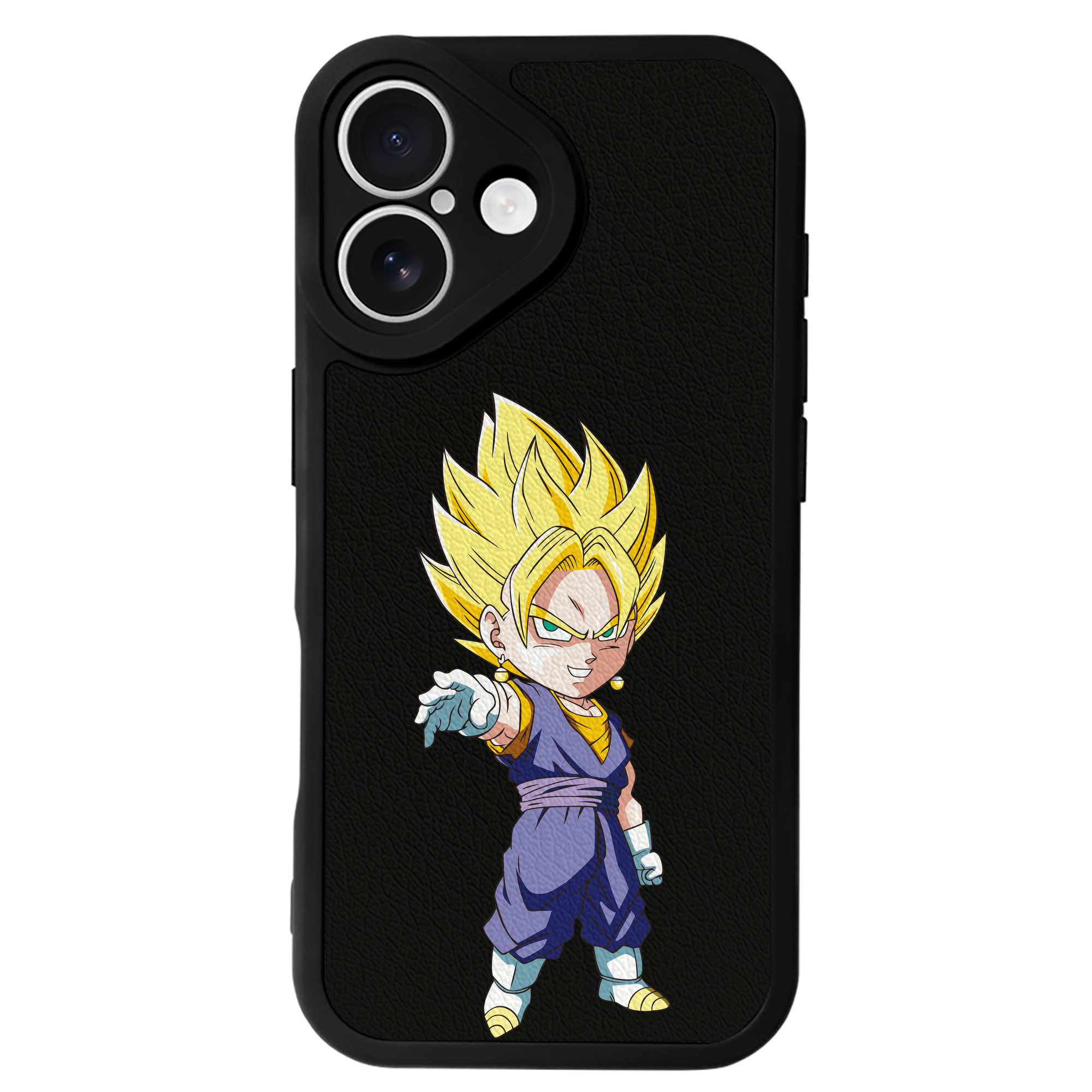 （画像用） ドラゴンボール ベジット DRAGON BALL Vegetto 【iPhone 16シリーズ対応】シリコンスマホケース（レザー調） 材質：シリコン